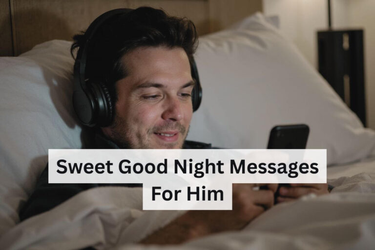 good night messages for him