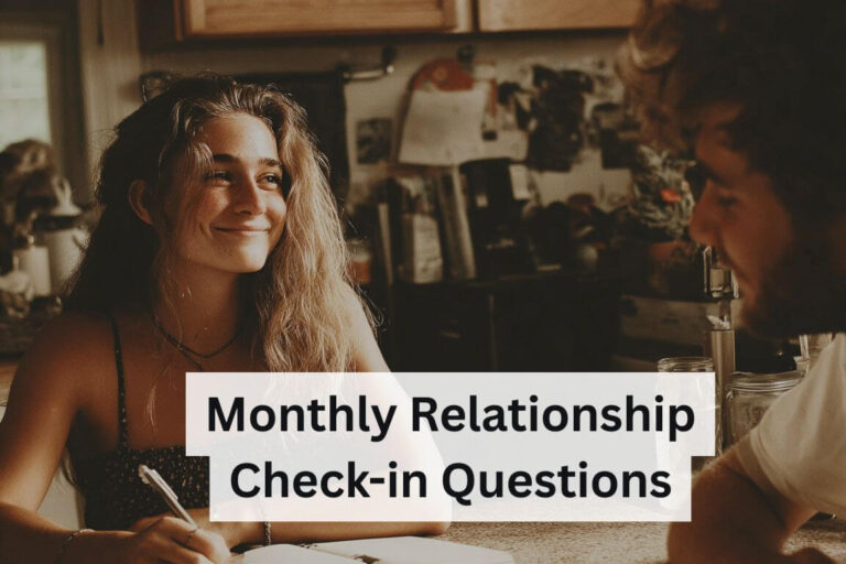 monthly relationship check in questions